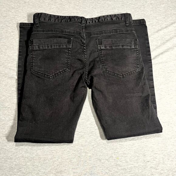 Free People Black Skinny Jeans Womens 29 61855-16515125 Mid Rise Dark Wash - Picture 3 of 10